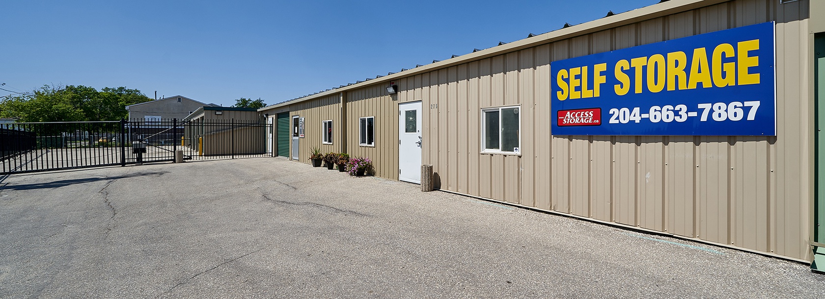 La succursale Access Storage – Winnipeg, située au 275, avenue Gordon, a la solution d’entreposage en libre-service qu’il vous faut. Réservez dès aujourd’hui!