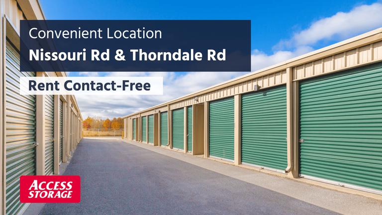 Rent Thorndale storage units at 16662 Thorndale Rd, Thorndale, ON. We provide budget-friendly self storage units and your first 4 weeks are free!